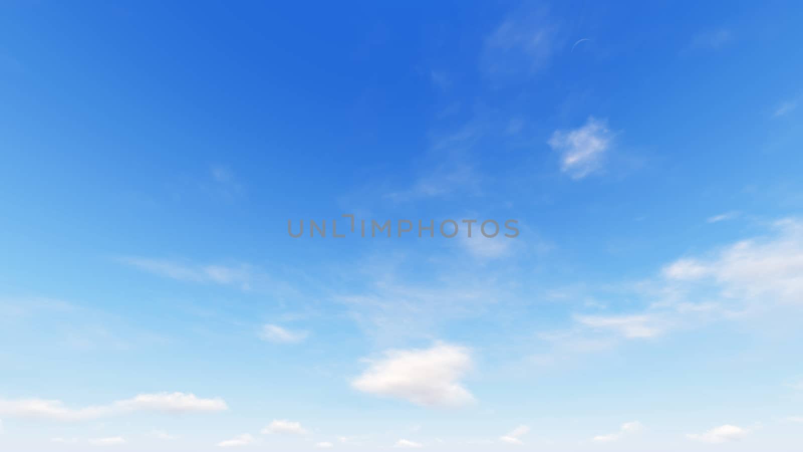 Cloudy blue sky abstract background, blue sky background with tiny clouds, 3d illustration