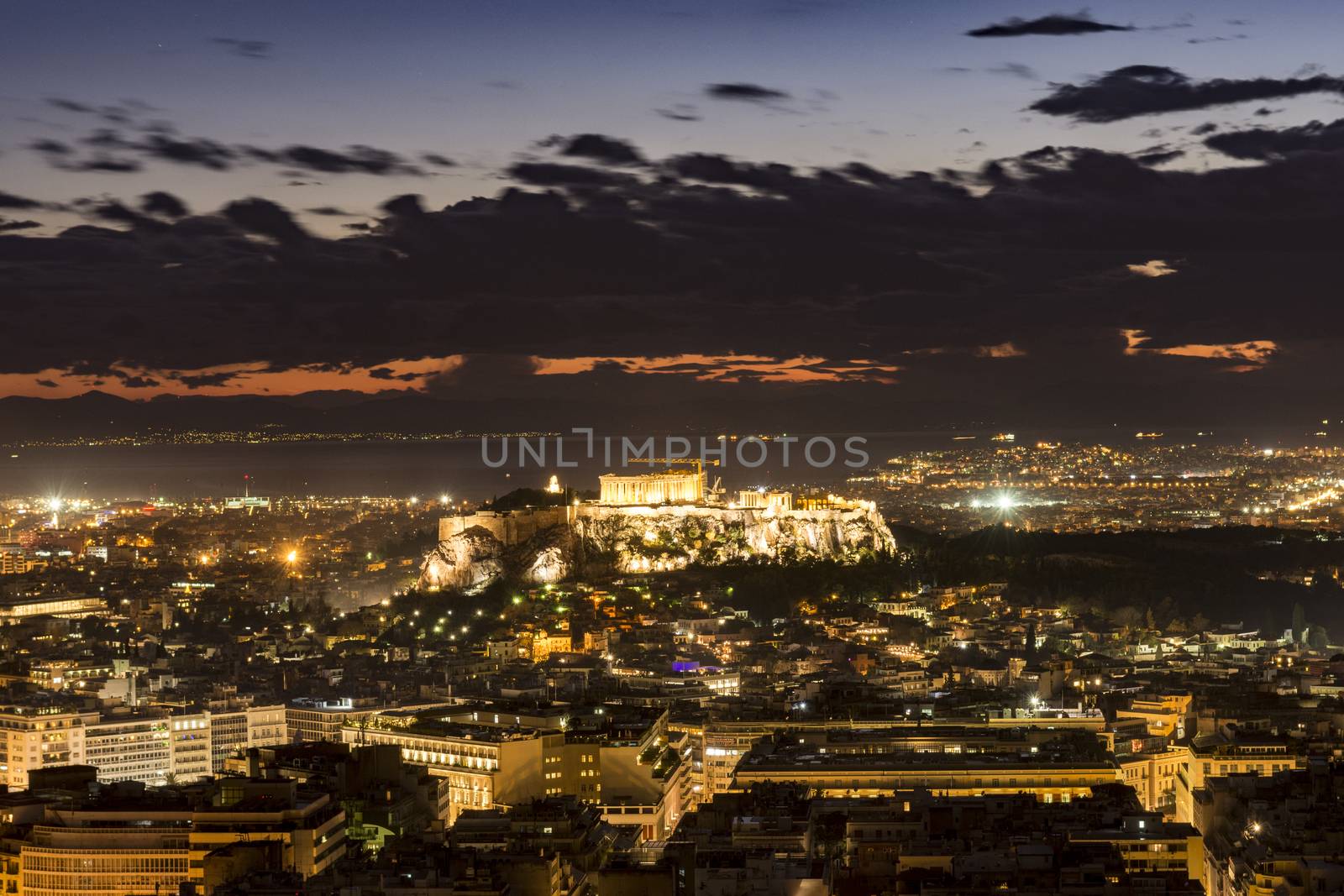 acropolis of athens at night by vangelis