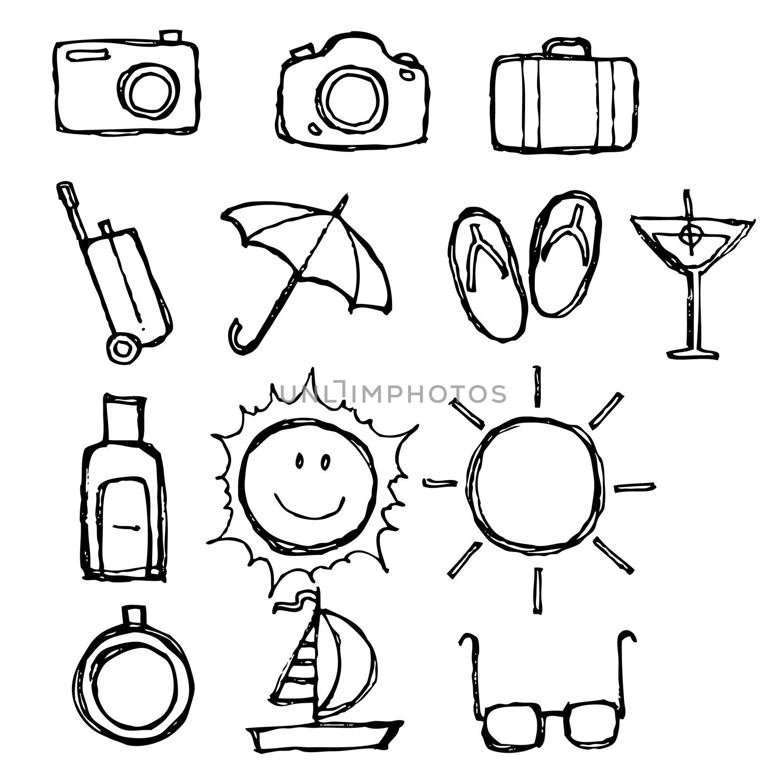 set of travel icon by simpleBE
