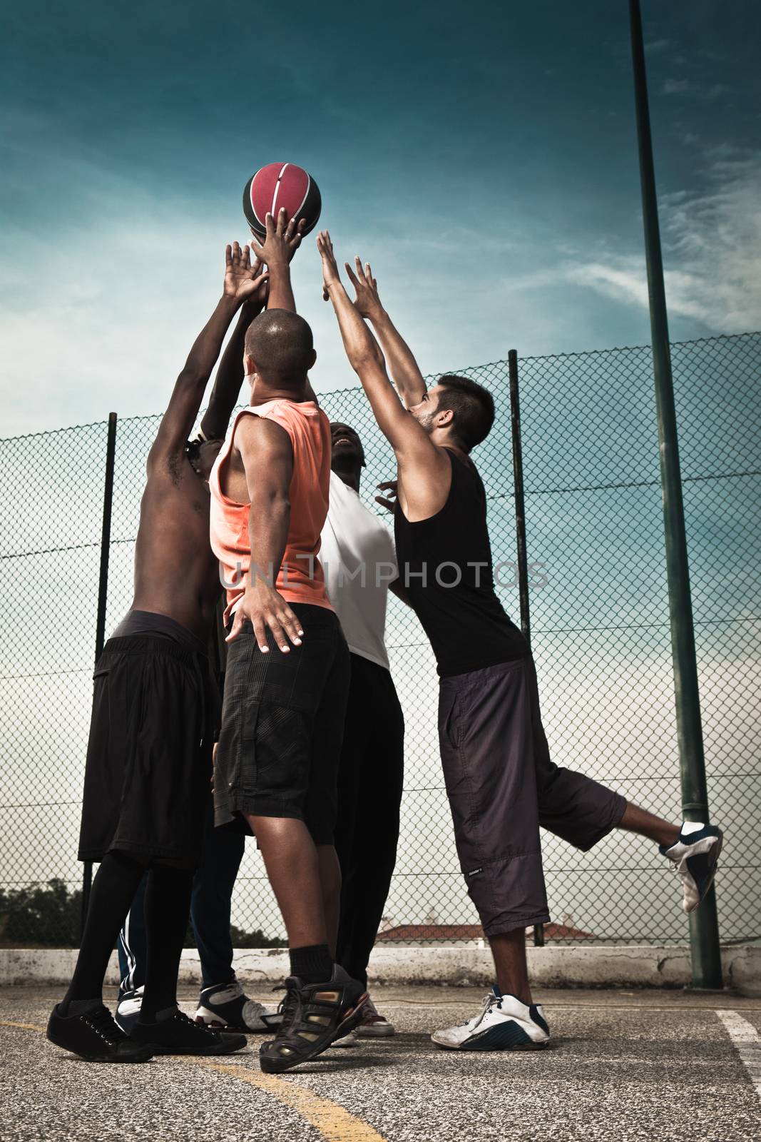 Basketball players by Iko