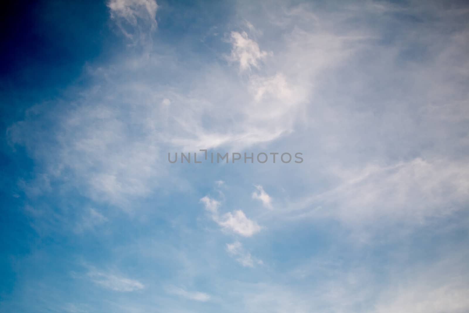 Beautiful blue sky and cloud by N_u_T
