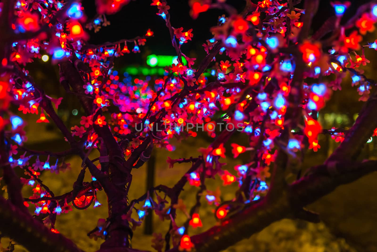 glowing tree bright colors by darksoul72