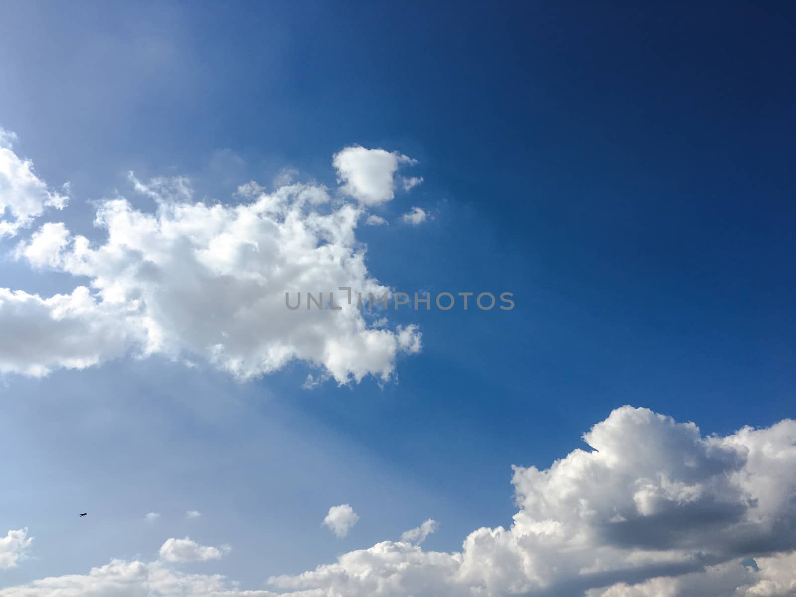 Beautiful blue sky with clouds background.Sky clouds.Sky with clouds weather nature cloud blue