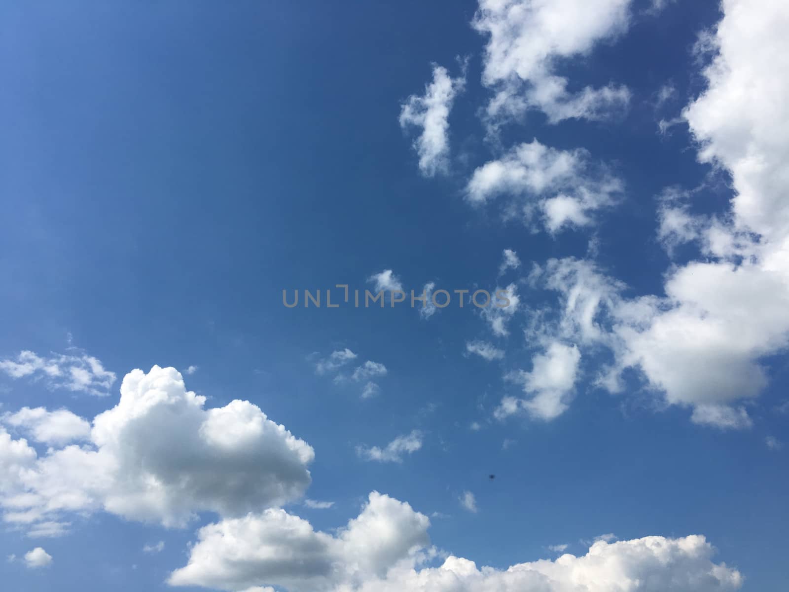 Beautiful blue sky with clouds background.Sky clouds.Sky with clouds weather nature cloud blue