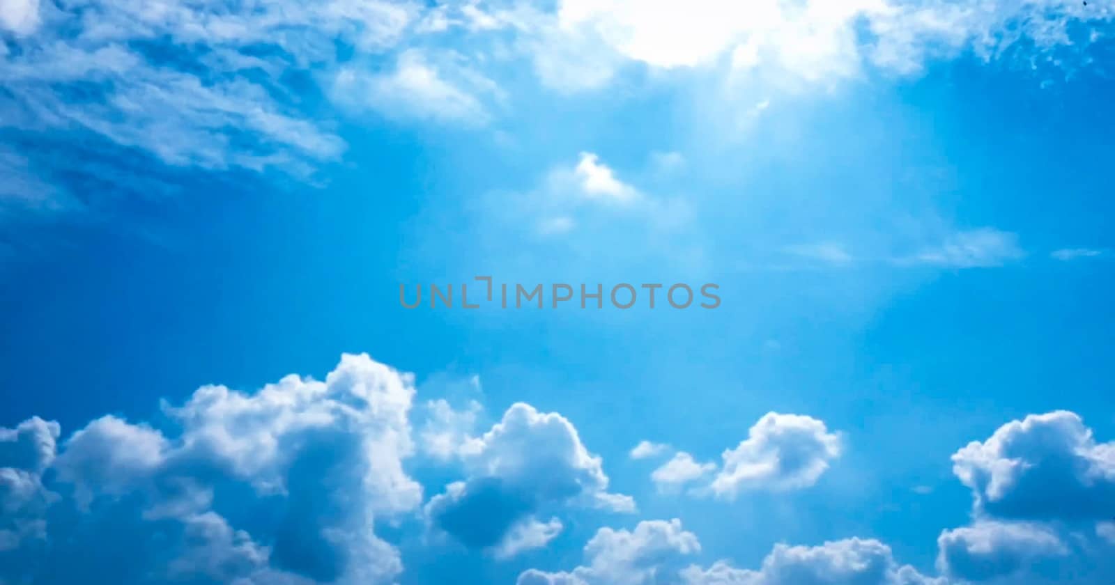 Beautiful blue sky with clouds background. Sky clouds .Sky with clouds weather nature cloud blue. by titco