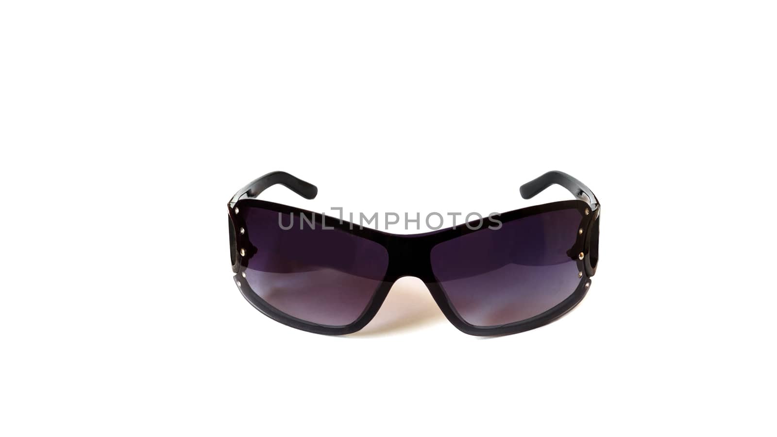 Sunglasses with gradient isolated on white background