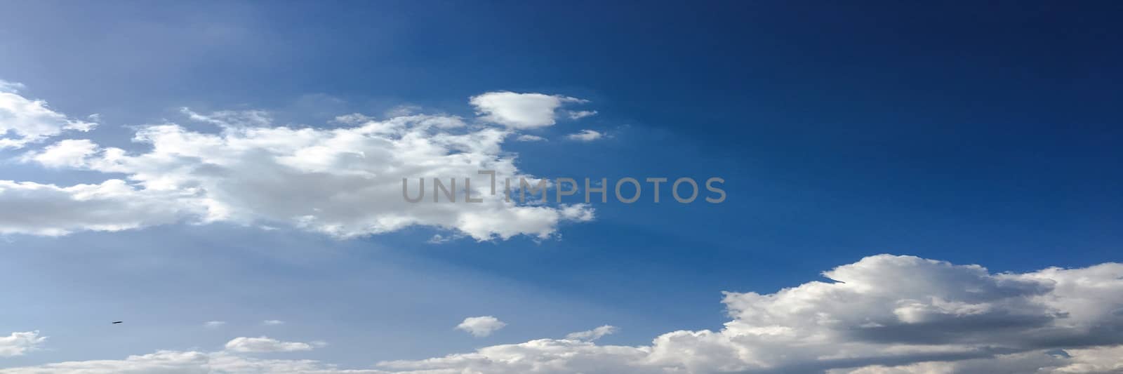 Beautiful blue sky with clouds background. Sky clouds. Sky with clouds weather nature cloud blue. by titco