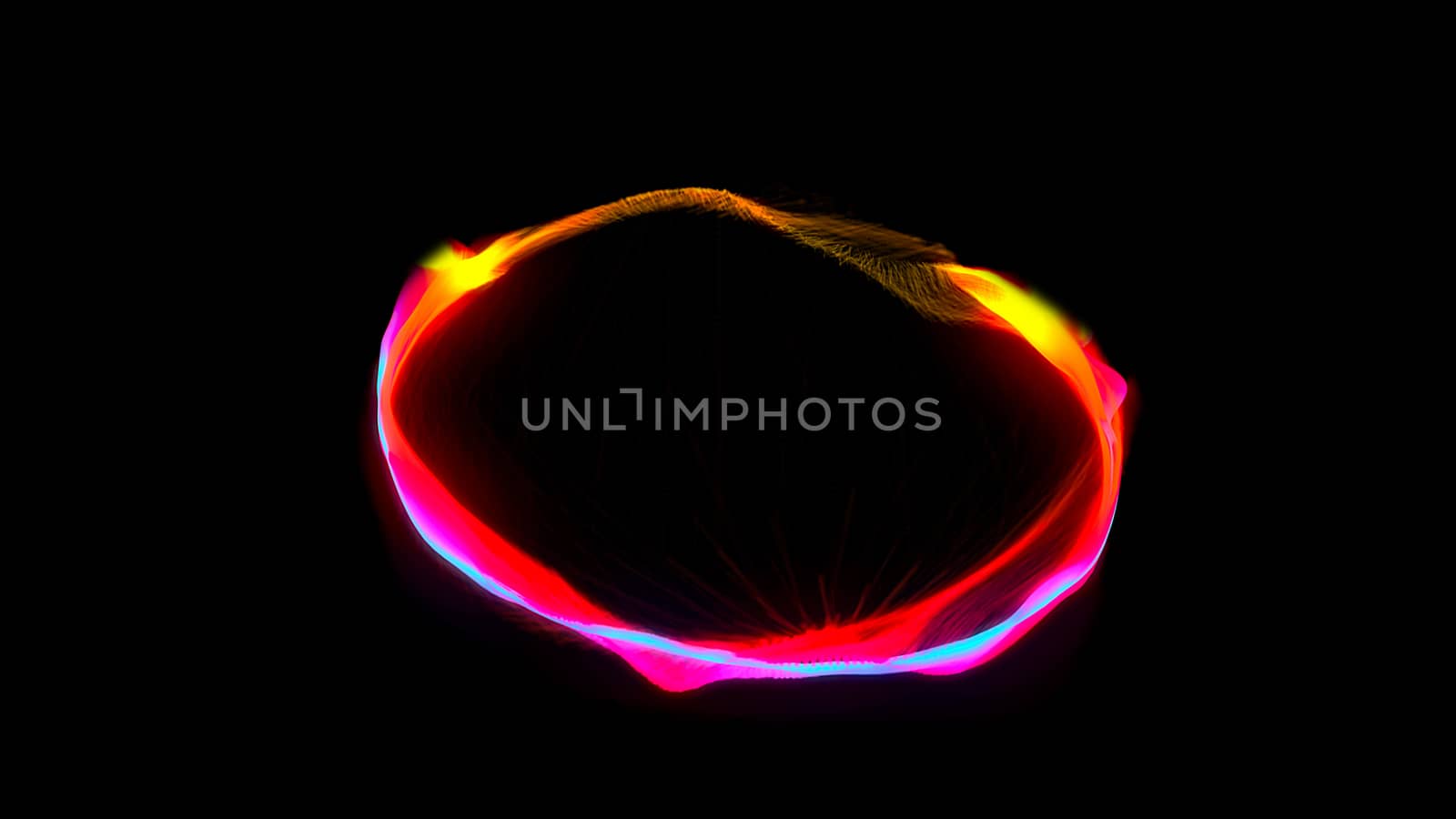 Abstract ring background. Colorful element by nolimit046