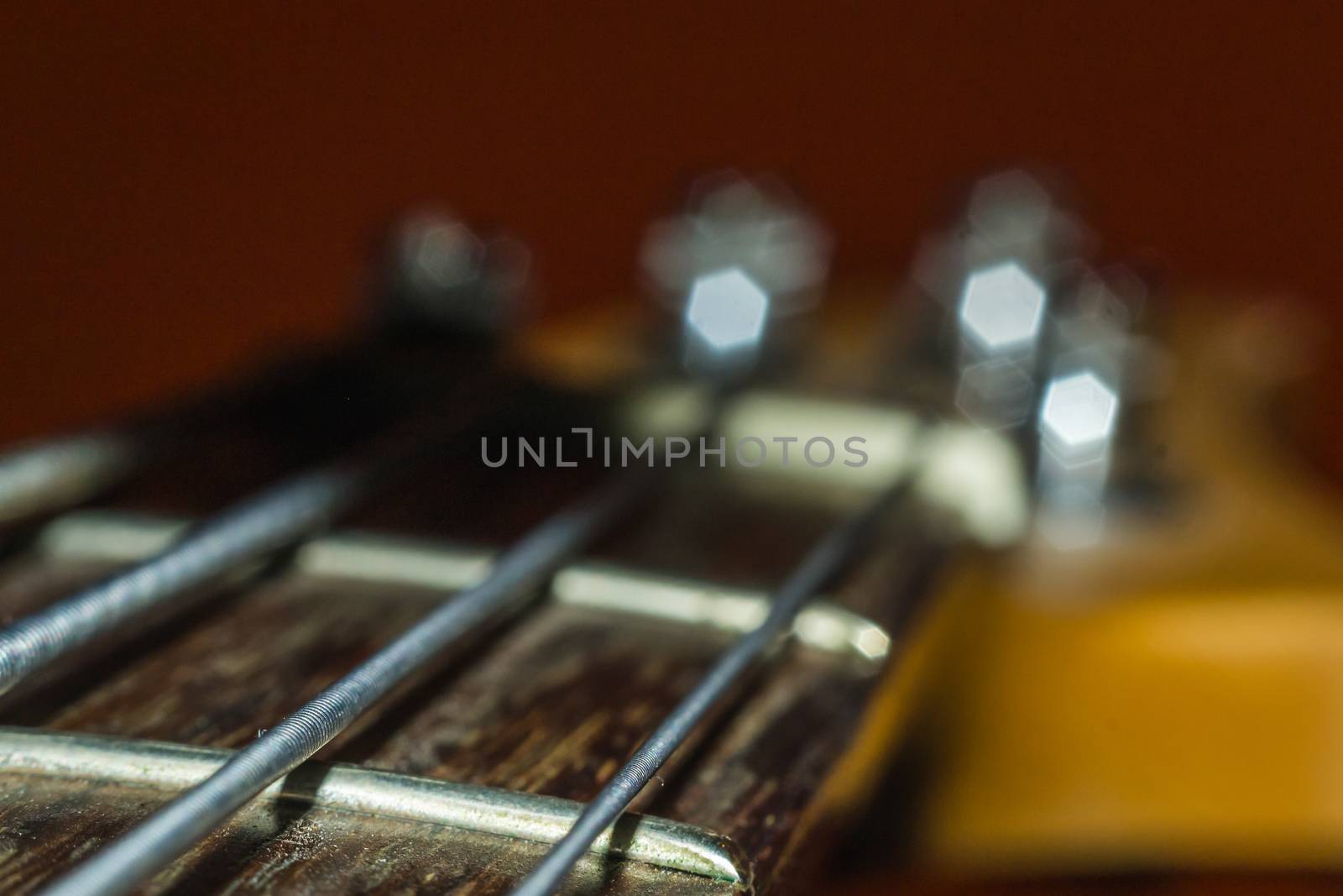 guitar strings closeup by darksoul72