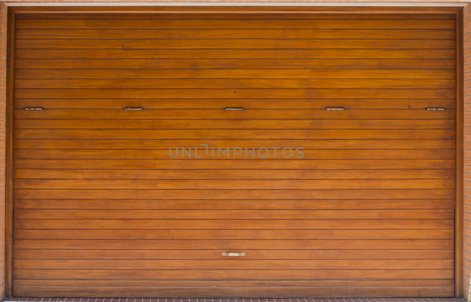 Wooden Garage Door. Texture for your design