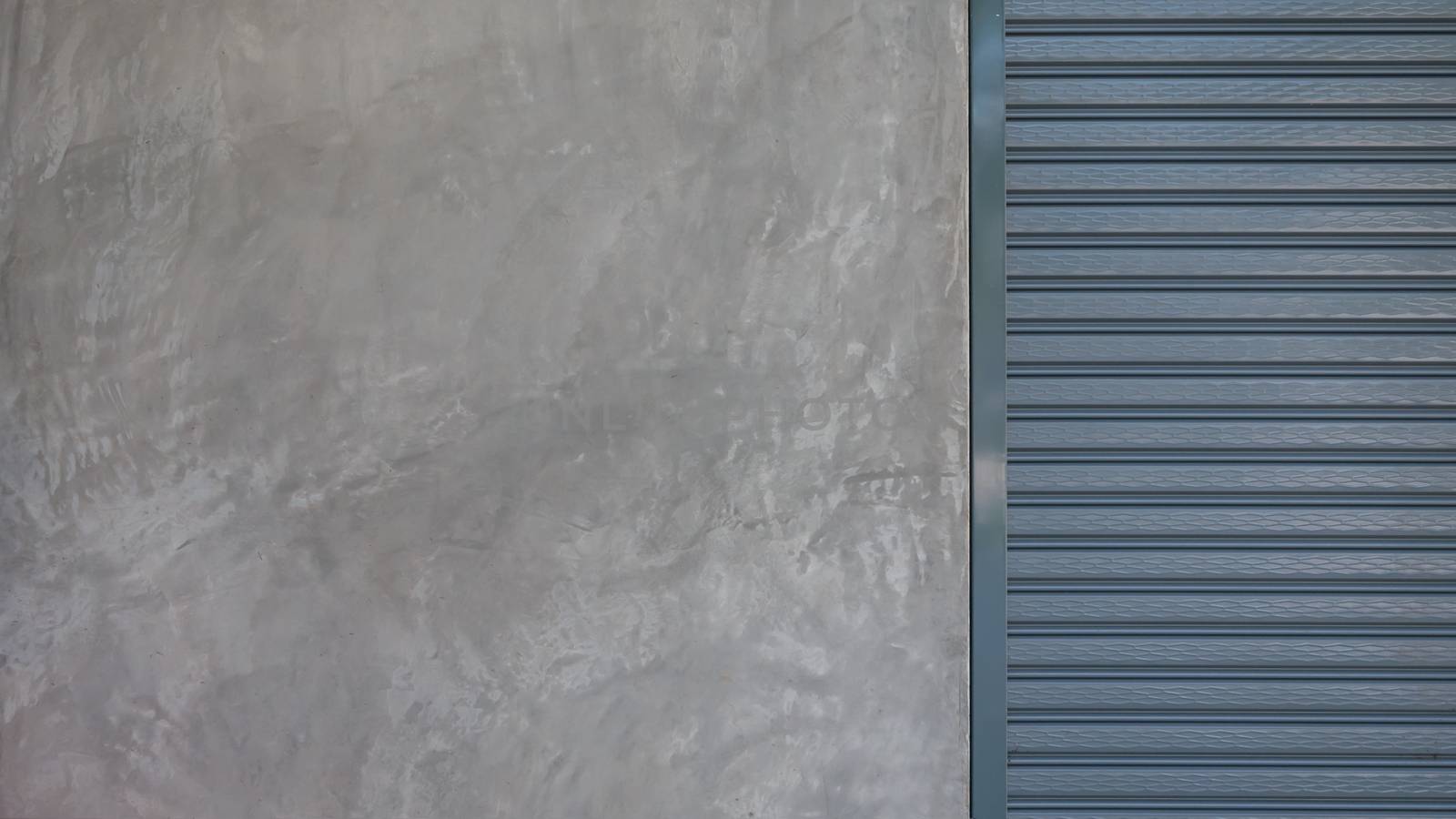 cement with roller shutter door  by rakratchada