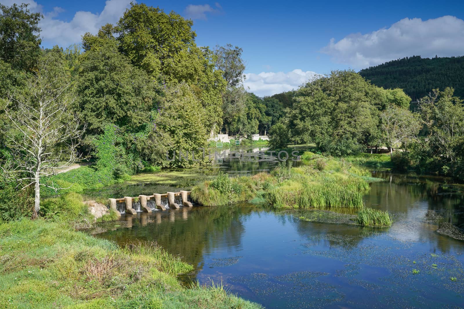 Landscape close to Caldas de Reis, Galicia, Spain 