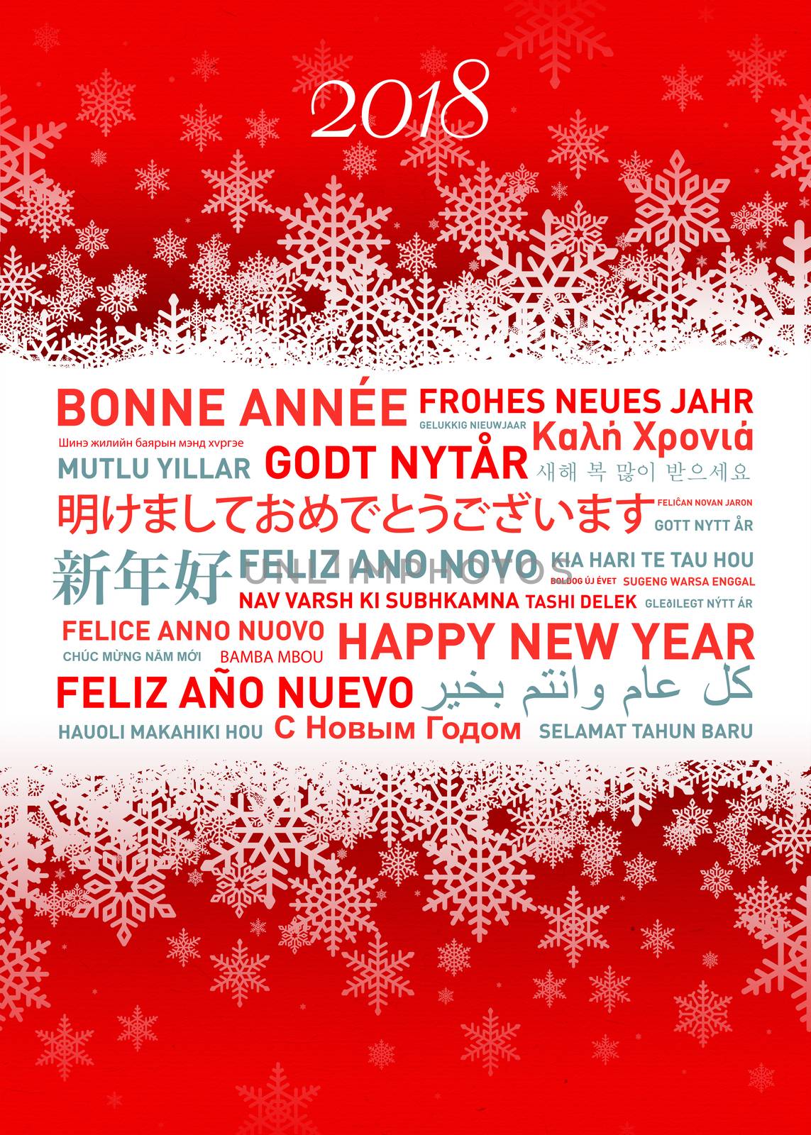 Happy new year card from all the world by daboost