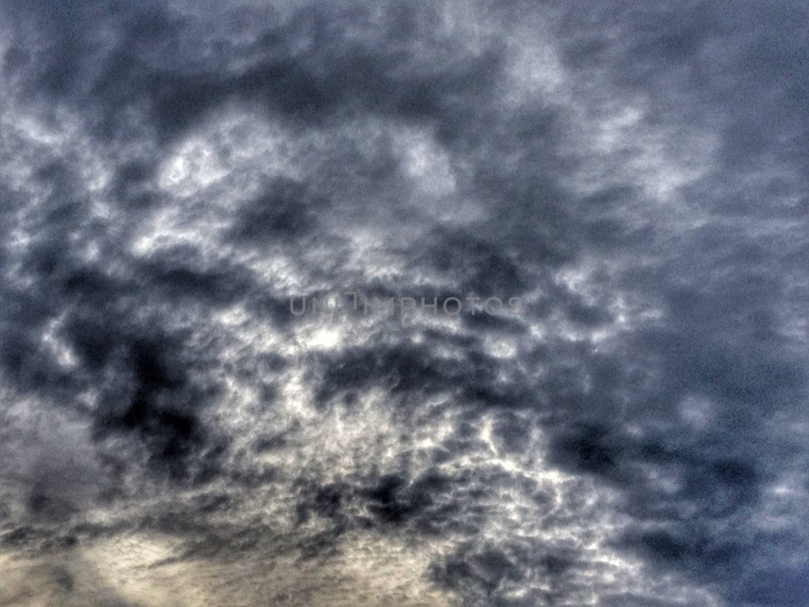 Nature or background concept : Dark storm clouds before rain