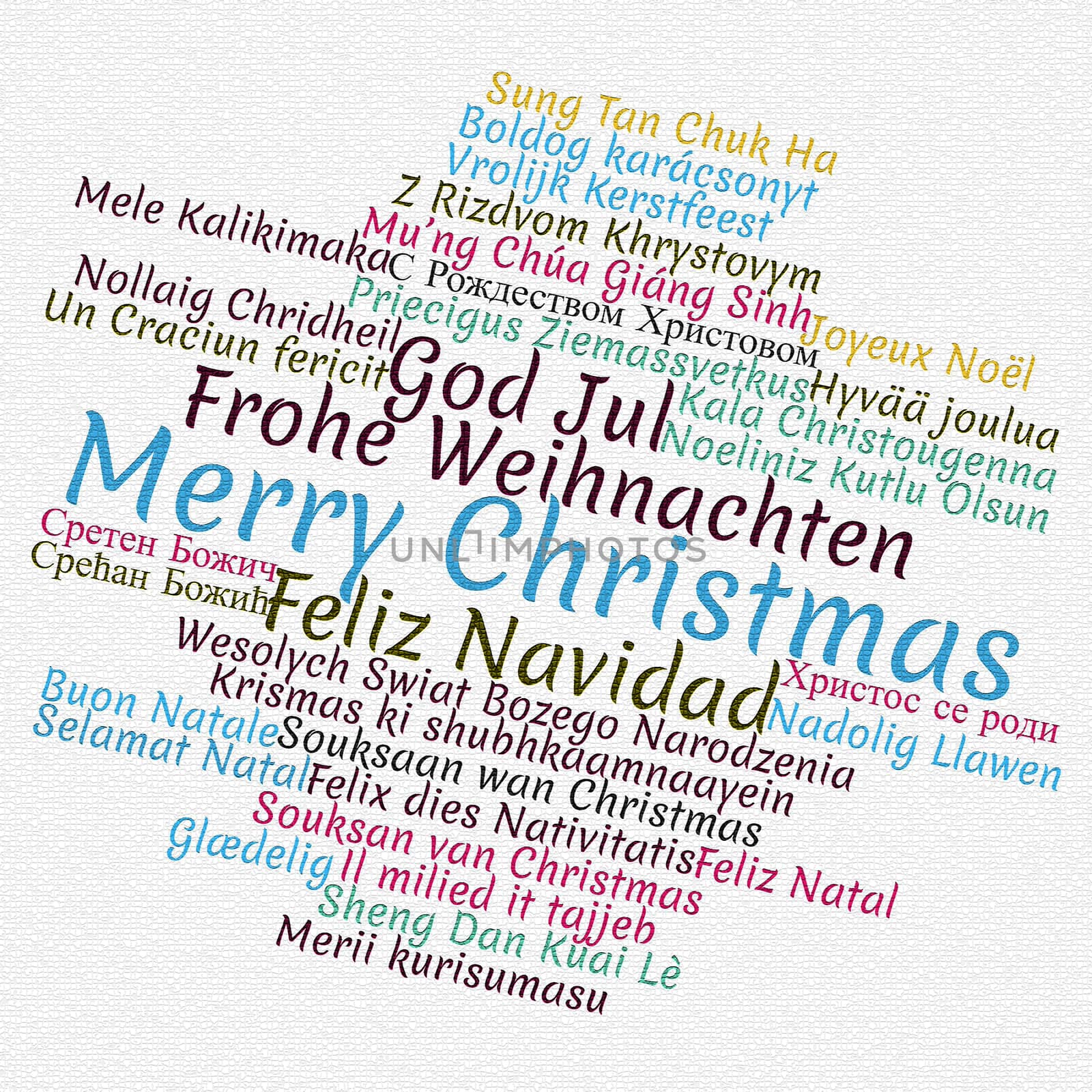 Merry Christmas in different languages by eenevski