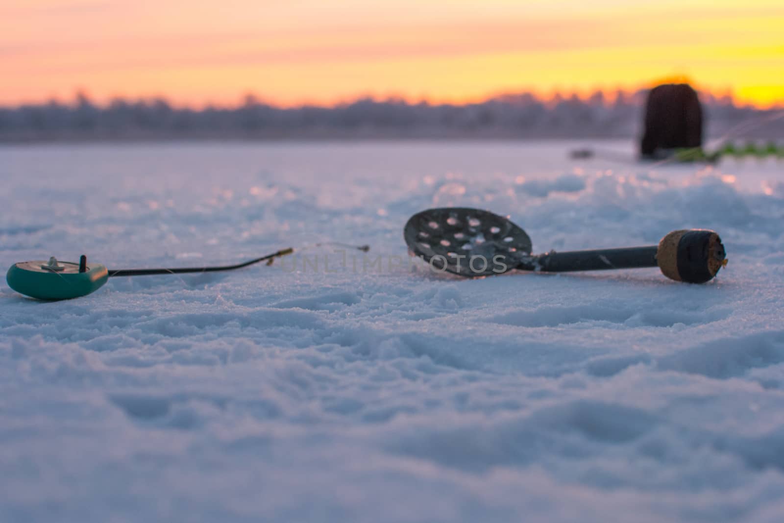 winter sport ice fishing by darksoul72