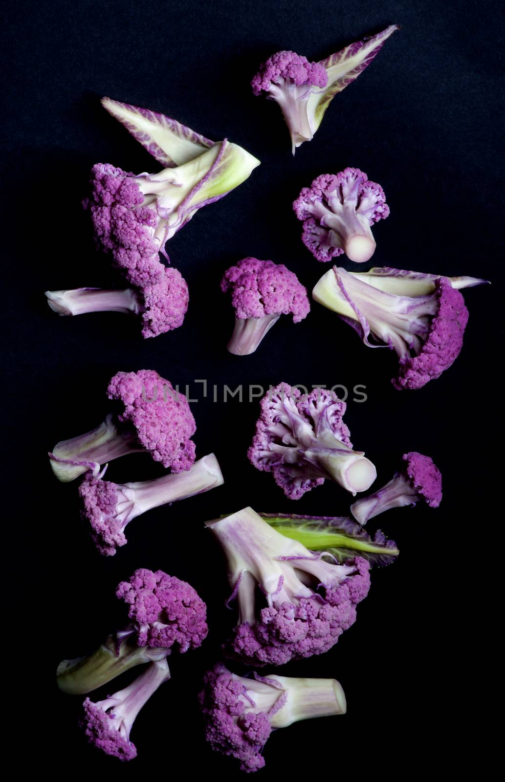 Fresh Purple Cauliflower by zhekos