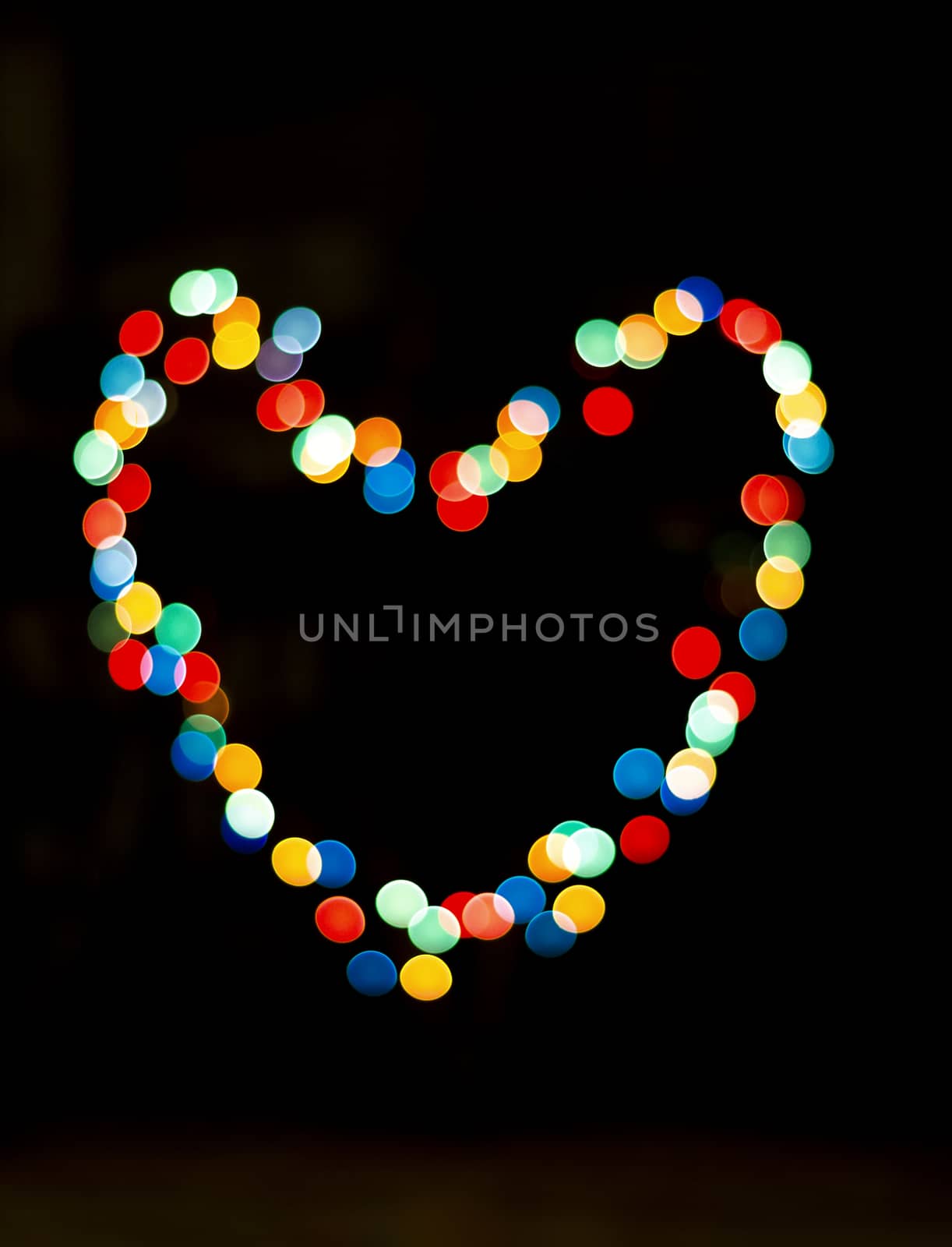 heart with multi colors by EdVal