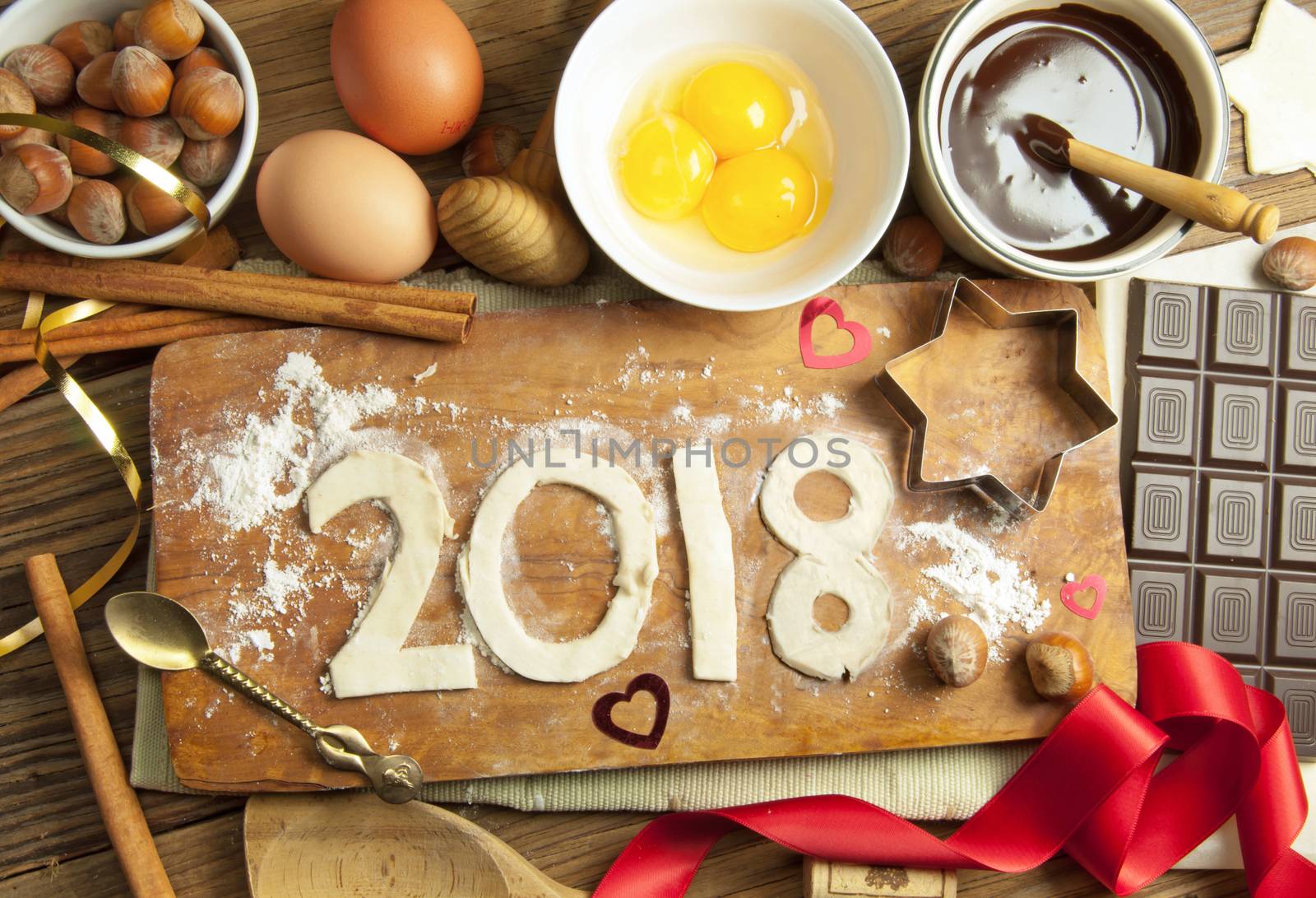 2018 made with pastry and fresh baking ingredients 