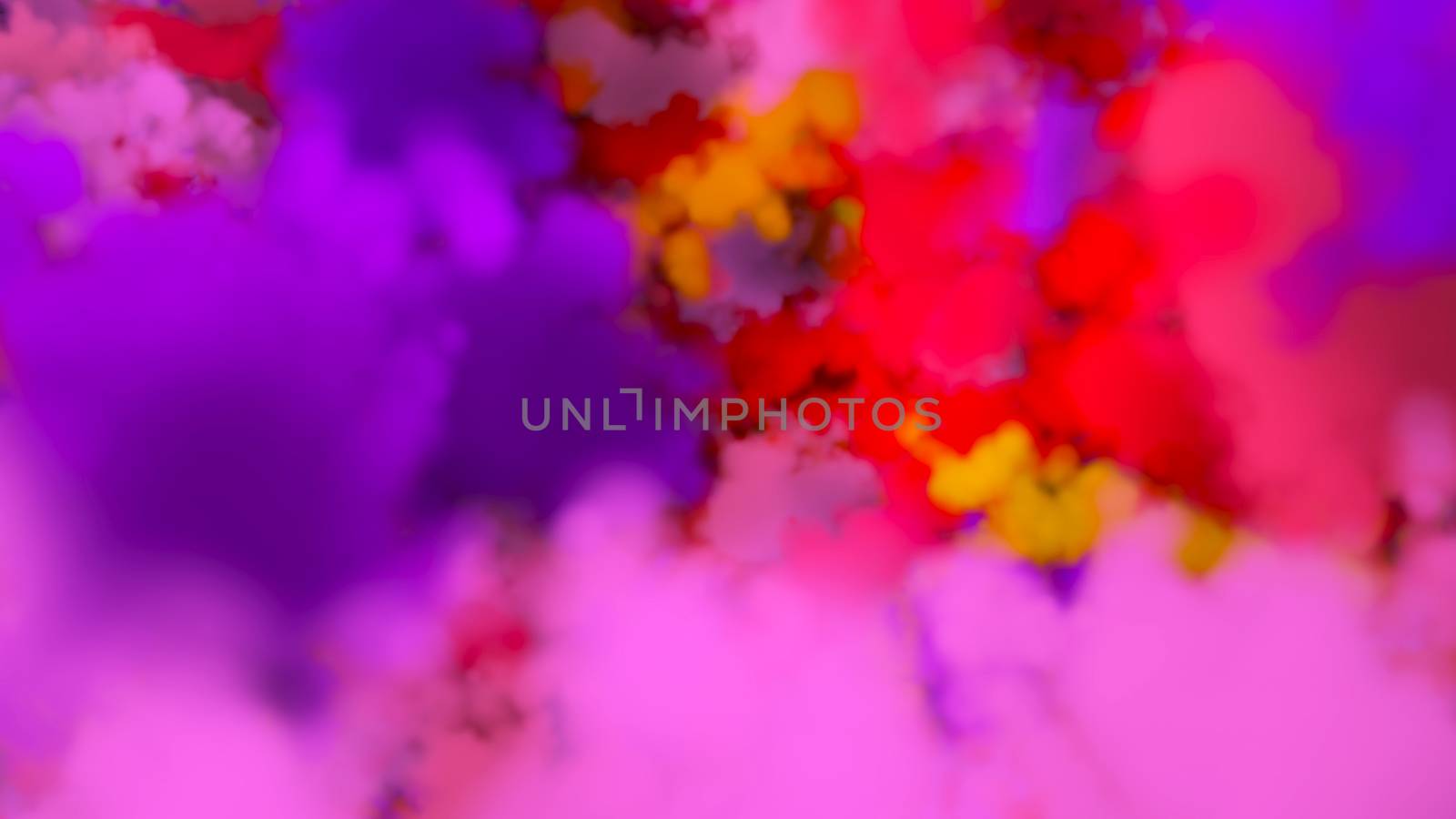 Abstract background with colorful smoke. 3d rendering