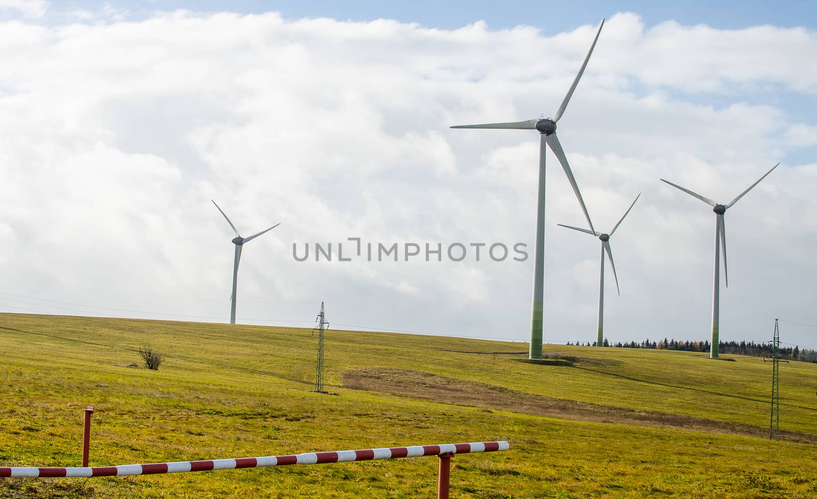 The wind power plant is the right path in the future.