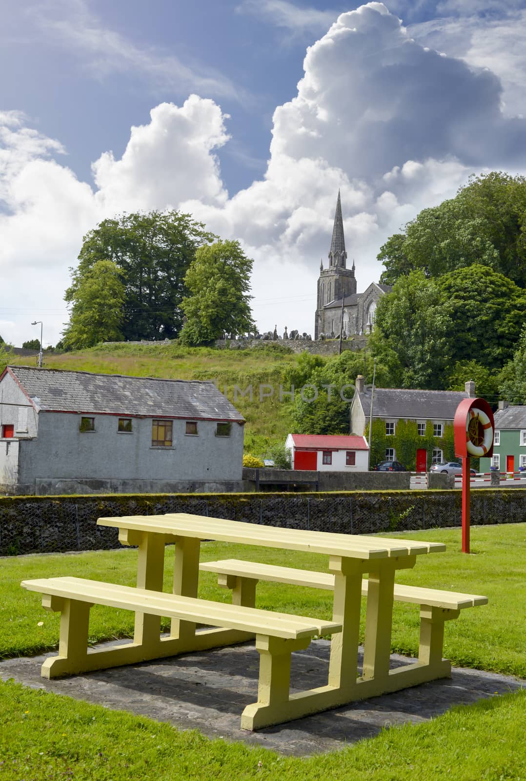 scenic view of castletownroche park and church in county cork ireland