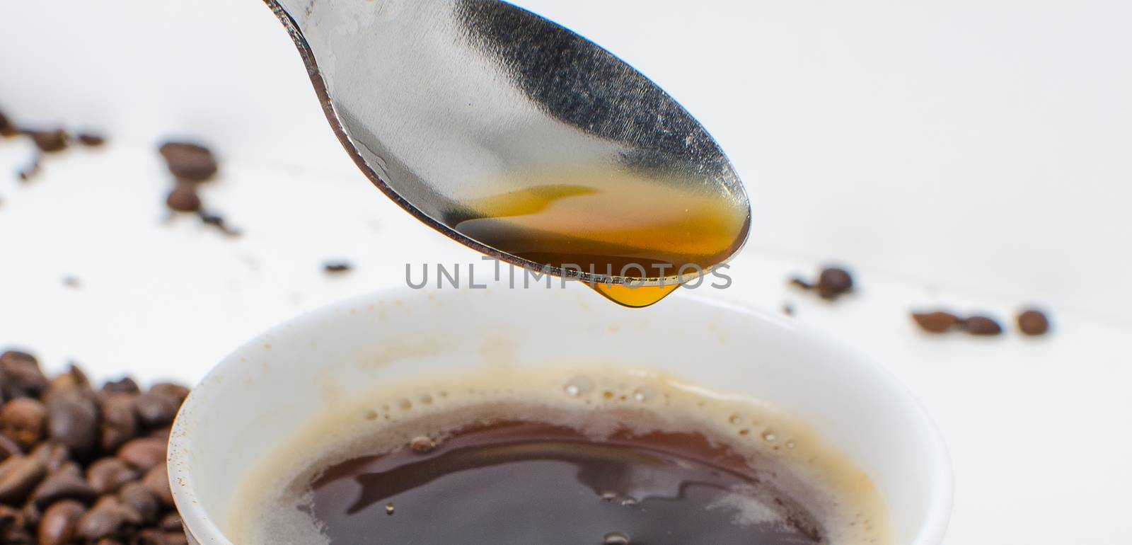 A cup of hot coffee for lifts and warmth.