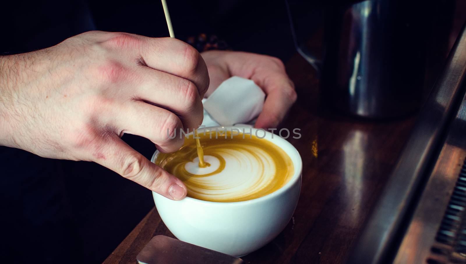 Barista Coffee Brewing Grind Professional Concept