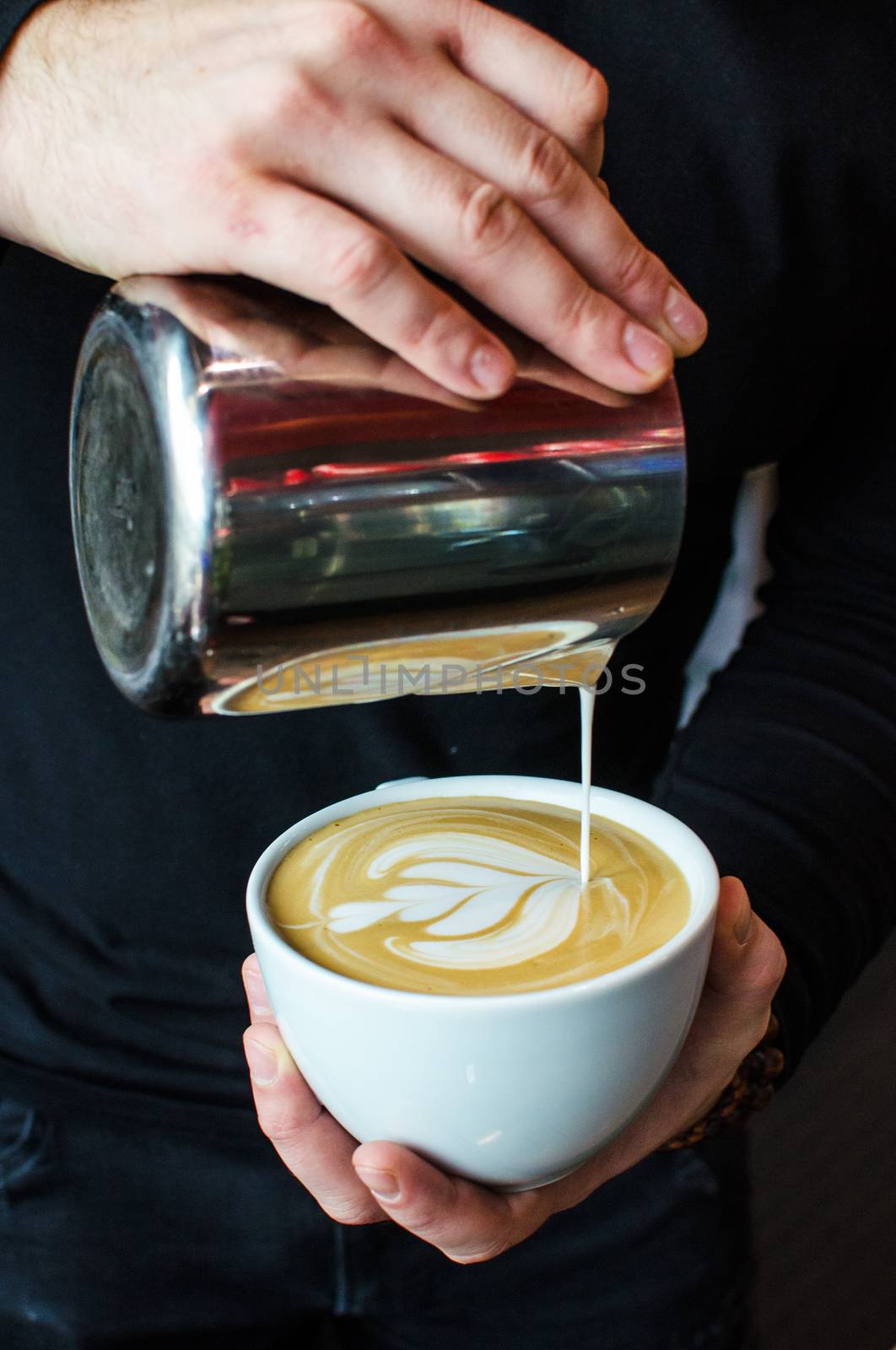 Barista Coffee Brewing Grind Professional Concept