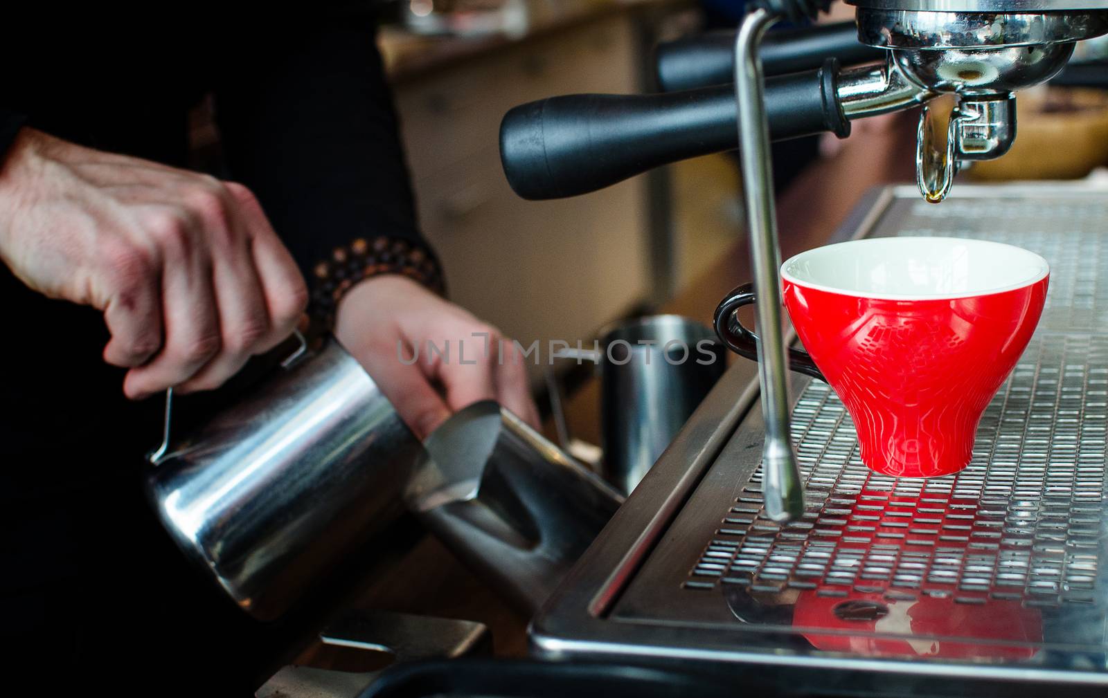 Barista Coffee Brewing Grind Professional Concept