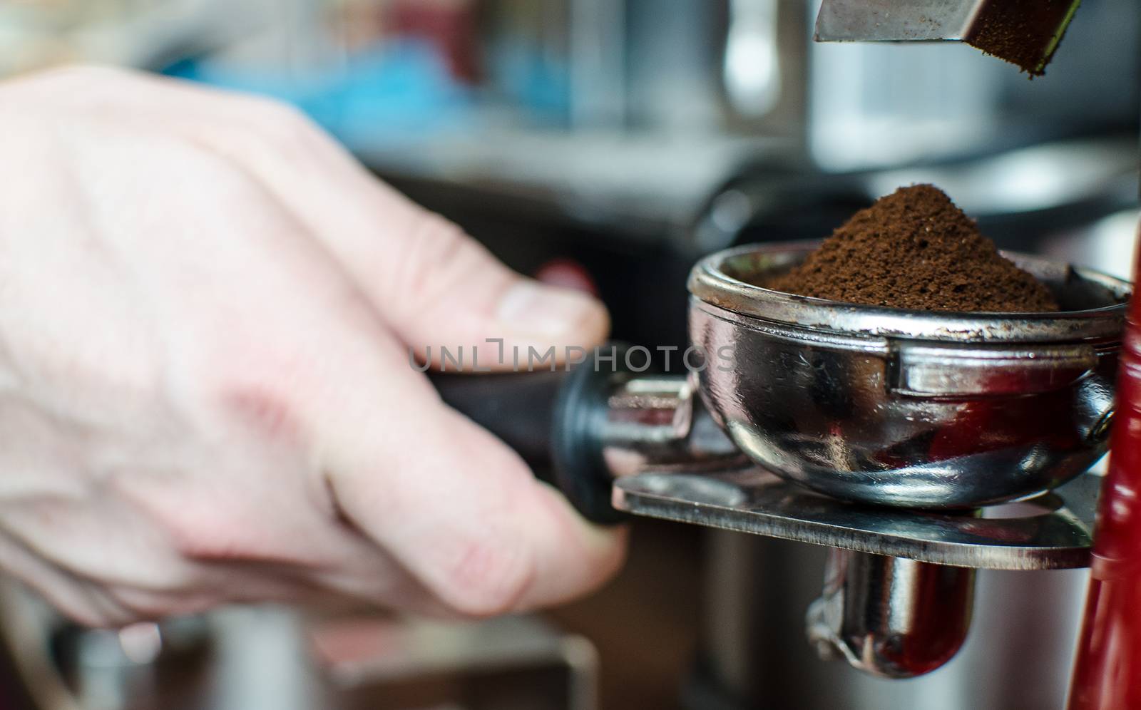 Barista Coffee Brewing Grind Professional Concept