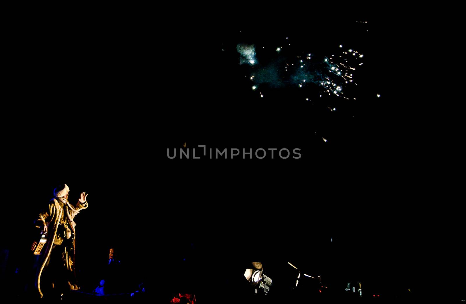 Fireworks is the classic symbol of the coming year.