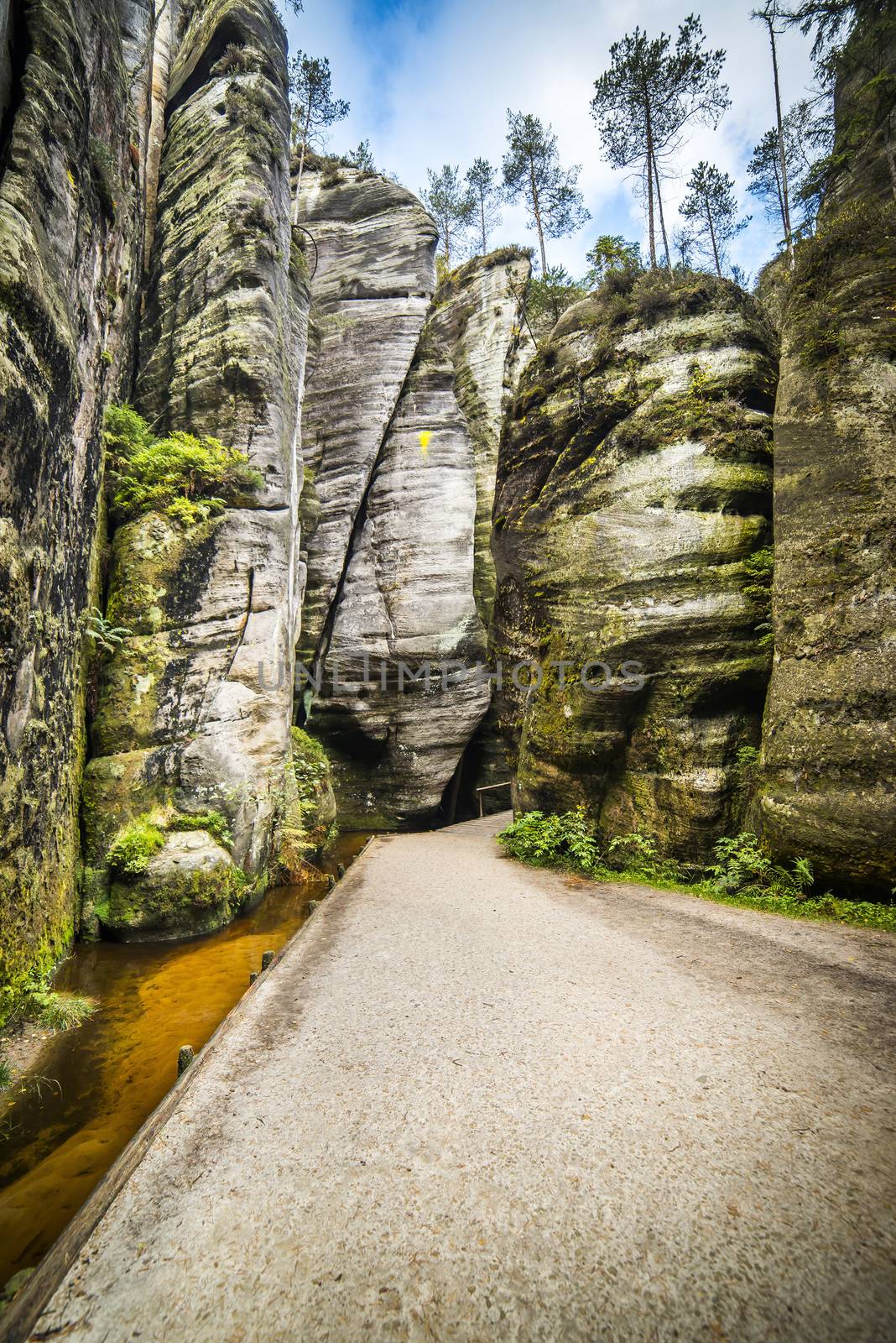 Path in Adrspach - Teplice Rocks