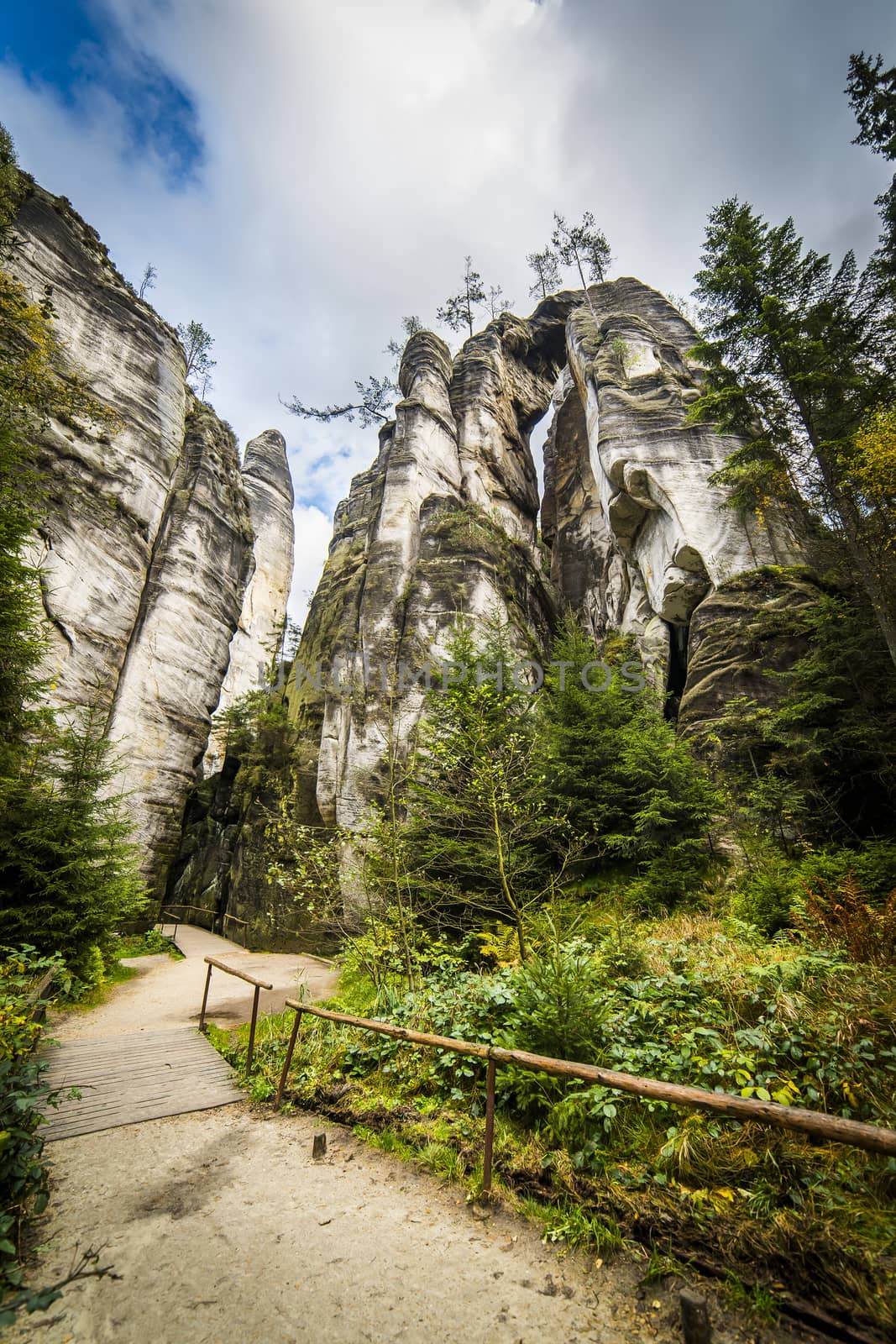 Path in Adrspach - Teplice Rocks