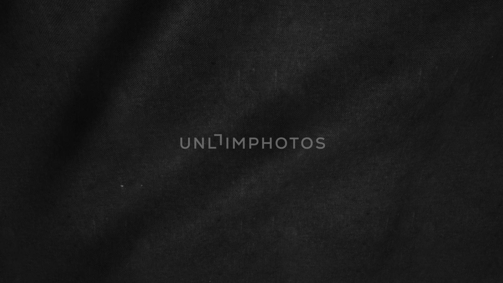 black cloth background abstract with soft waves. by nolimit046