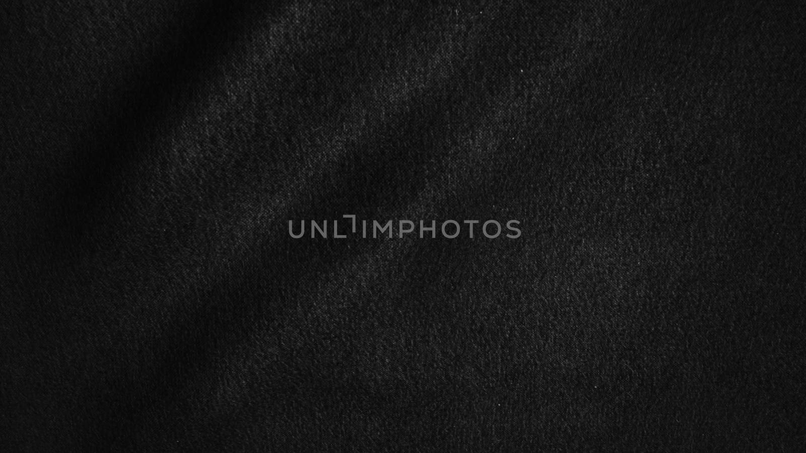 black cloth background abstract with soft waves. by nolimit046