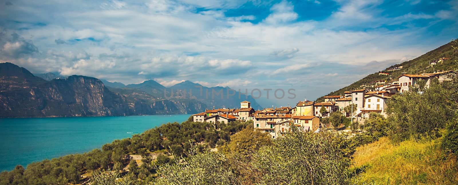 View of Lake Garda in Italy by Makeral