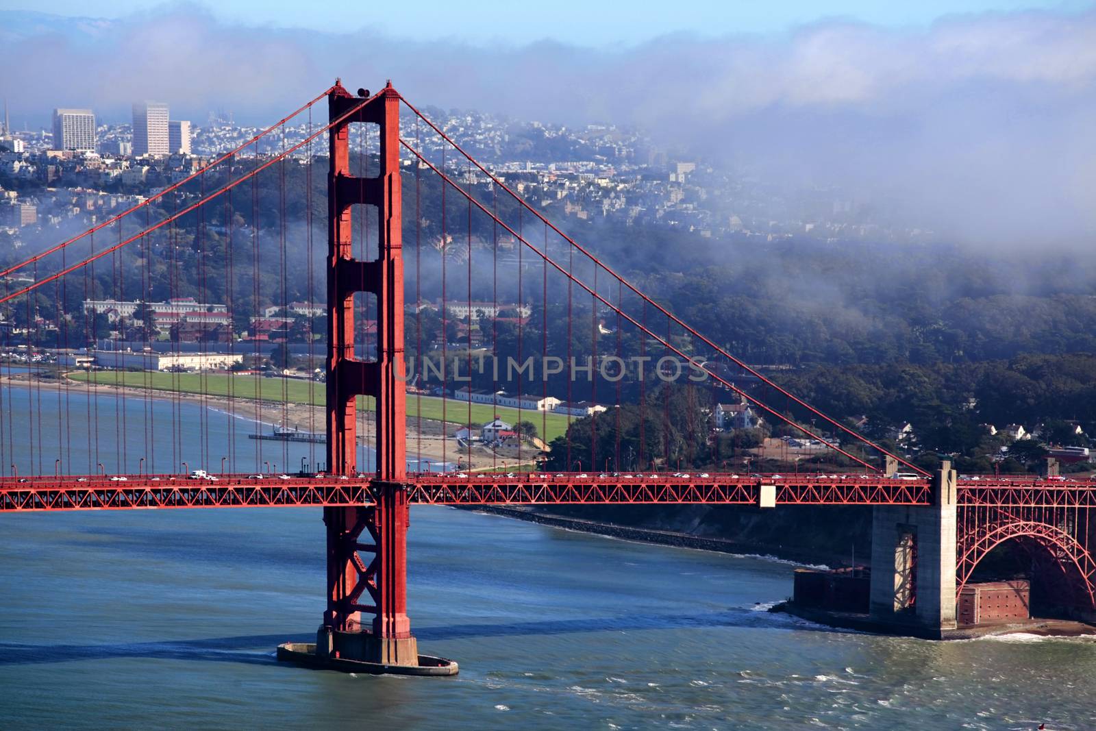 Golden Gate Bridge in San Francisco. Calofornia, USA