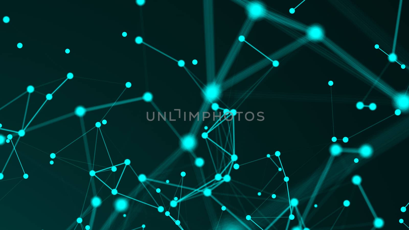 Abstract connection dots. Technology background. Network concept by nolimit046