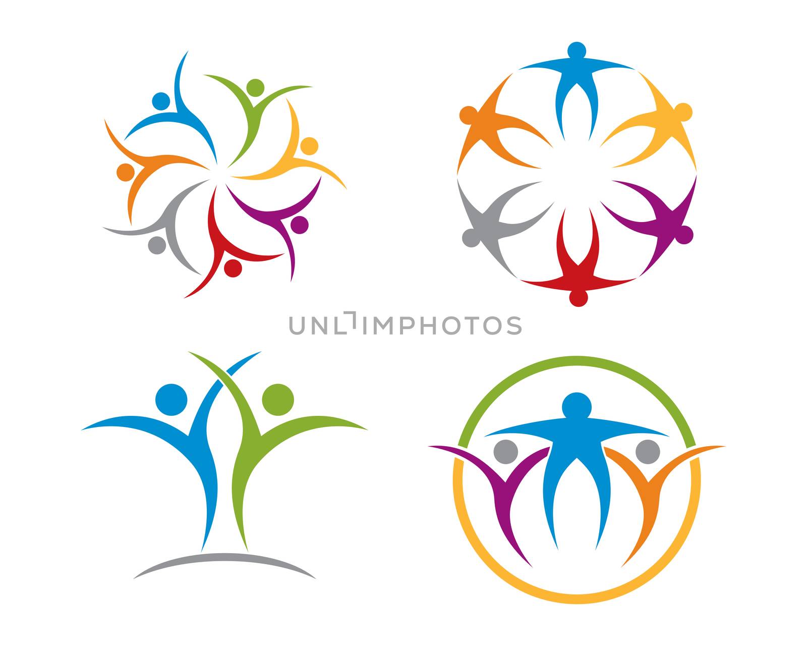 community care logo template