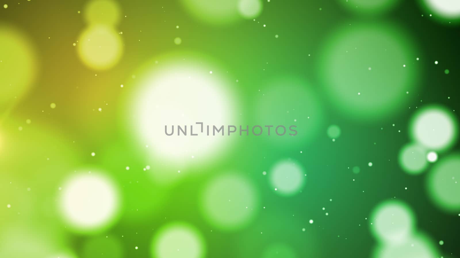 3d illustration of Abstract bokeh. Colorful spring or summer background. Holiday background.