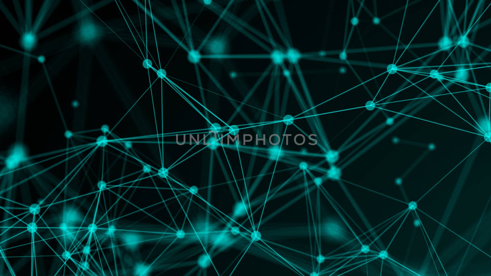 Abstract connection dots. Technology background. Network concept by nolimit046