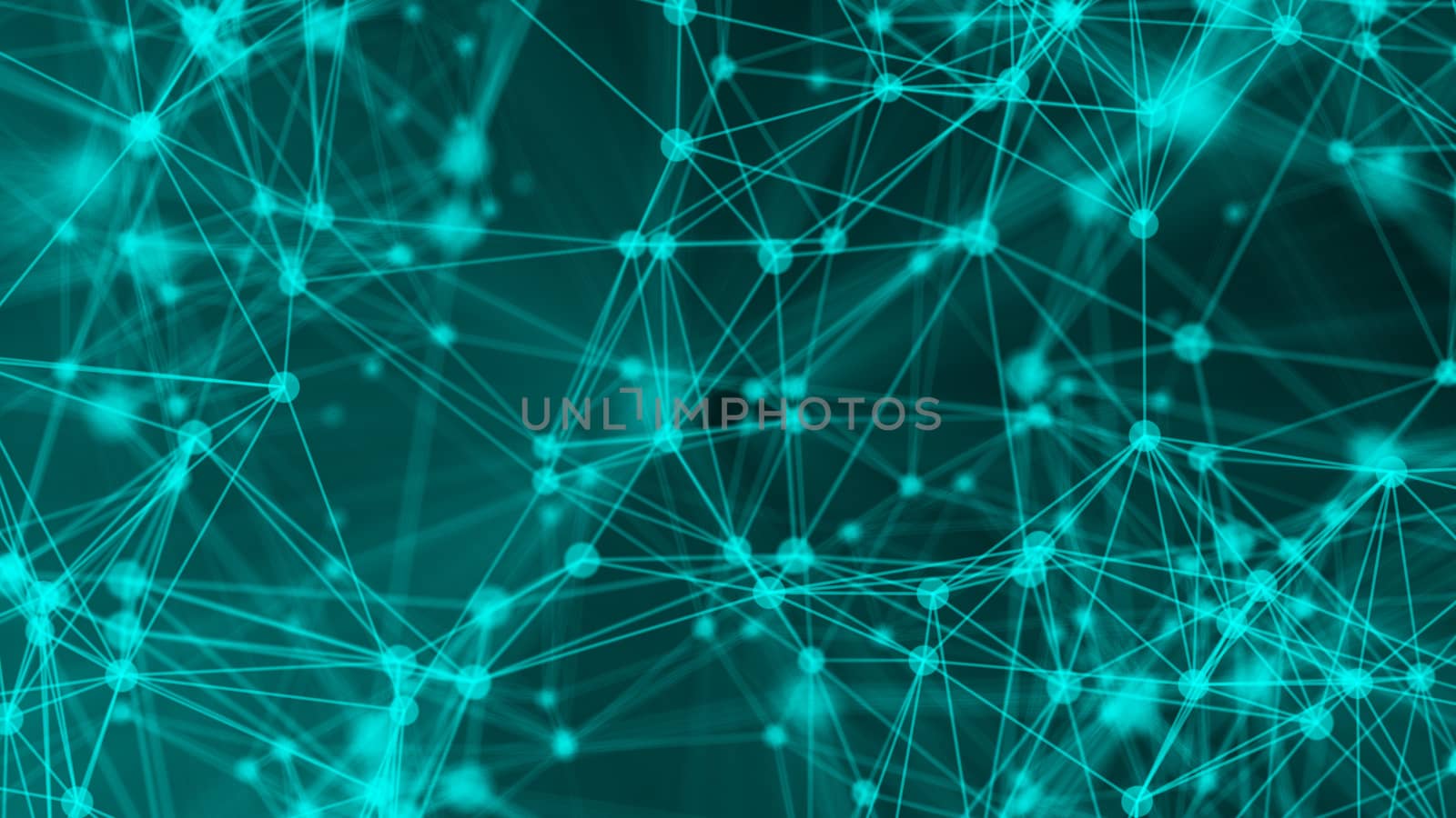 Abstract connection dots. Technology background. Network concept. 3d rendering