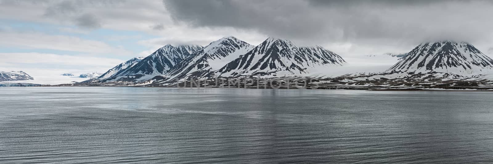 Mountains in Svalbard islands, Norway by LuigiMorbidelli
