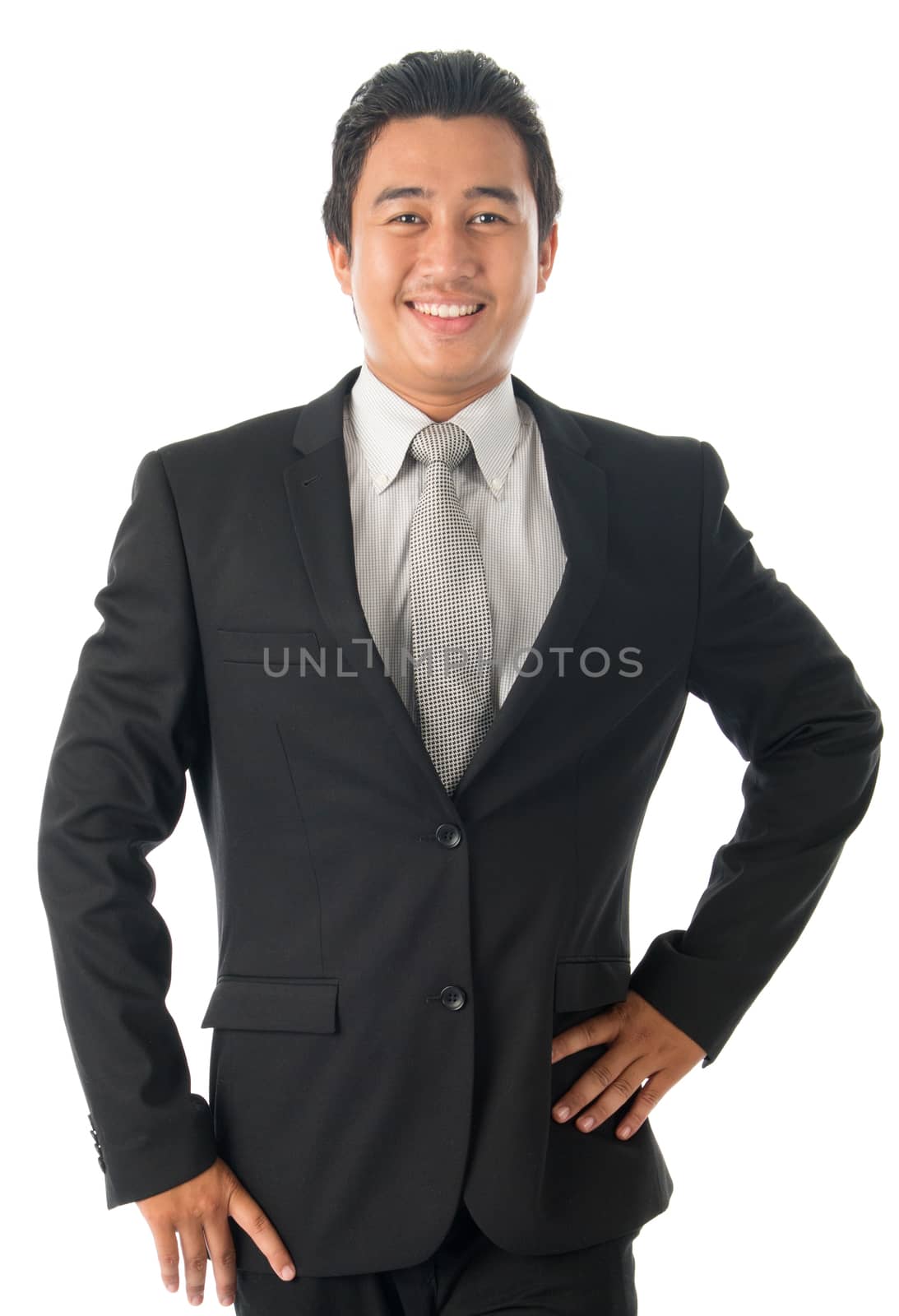 Portrait of Asian businessman by szefei