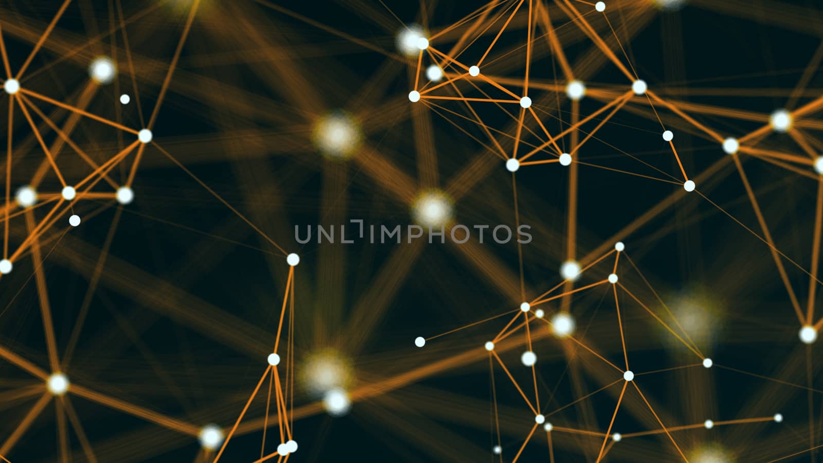 Abstract connection dots. Technology background. Network concept by nolimit046