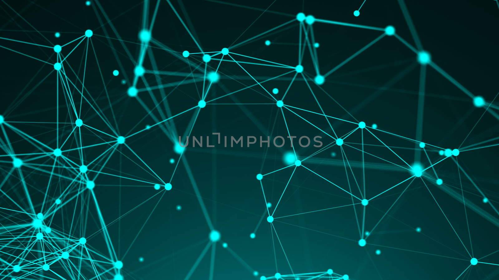 Abstract background, geometry surfaces, lines, digits and points. Abstract grid by nolimit046