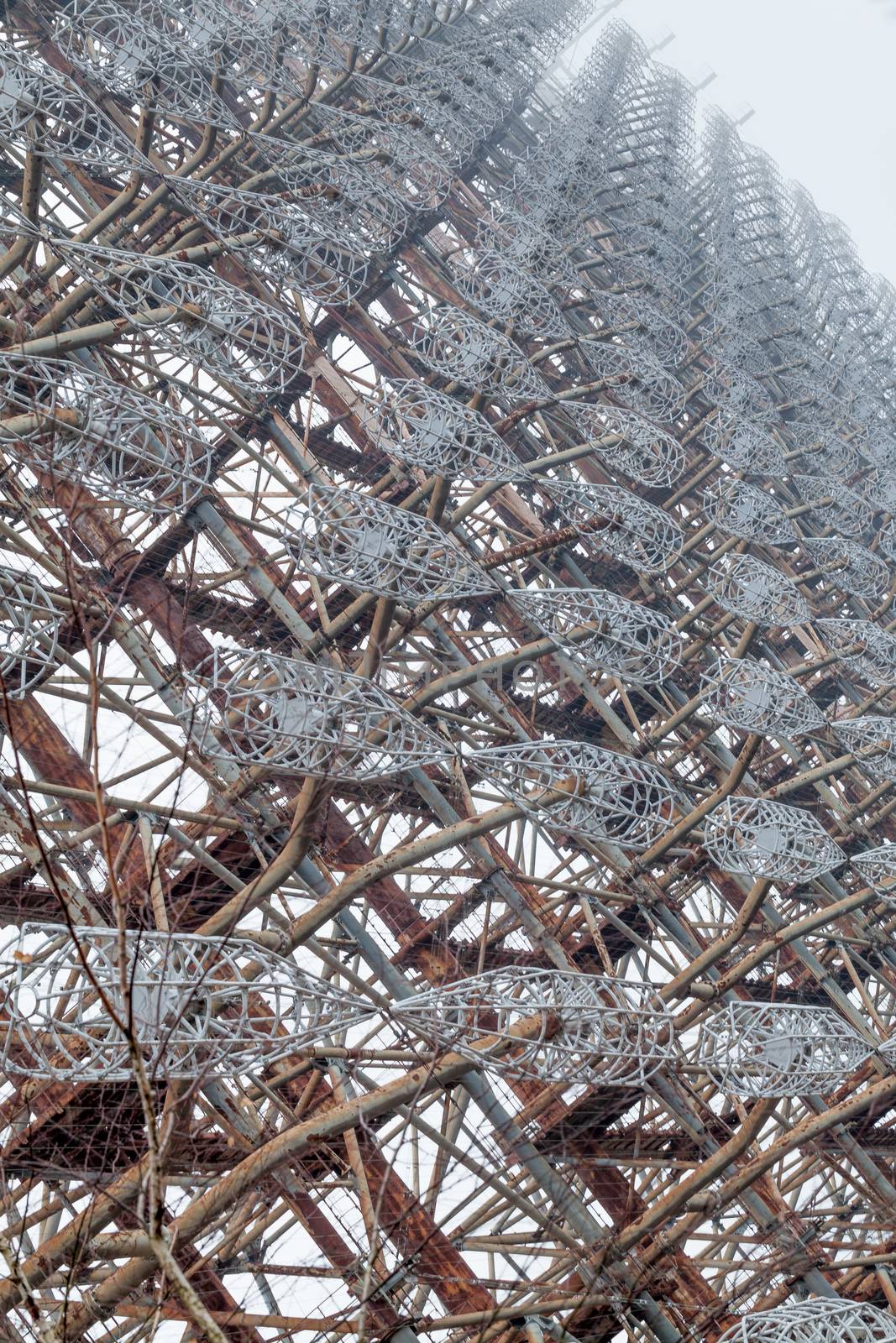 Soviet Radar System Duga near Chernobyl Nuclear Power Plant by igor_stramyk