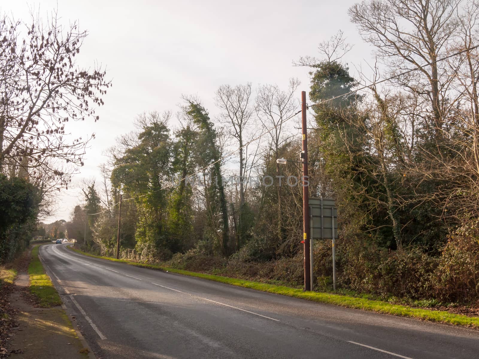 empty long road trees country landscape space way direction trav by callumrc