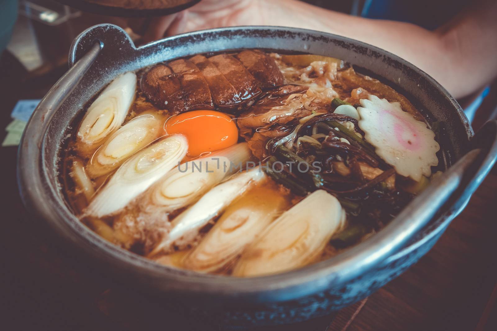 traditional japanese sukiyaki meal by daboost